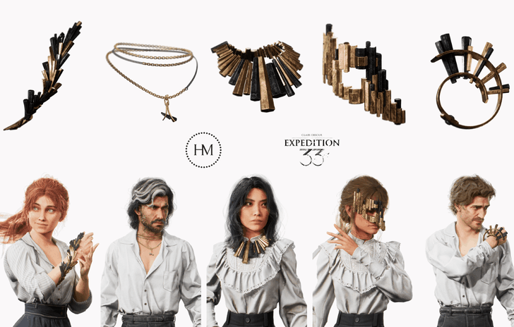 Clair Obscur Expedition 33 annuncia una collaborazione con i gioielli di Hannah Martin