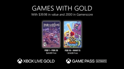 Games with Gold, i titoli di febbraio