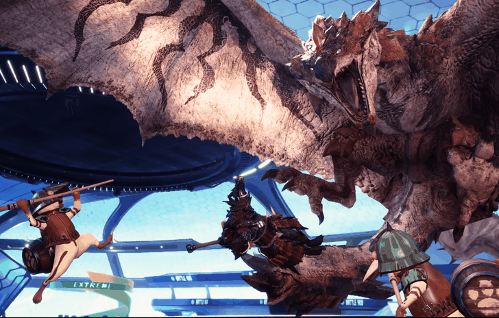 Street Fighter 6 festeggia il ventennale di Monster Hunter 