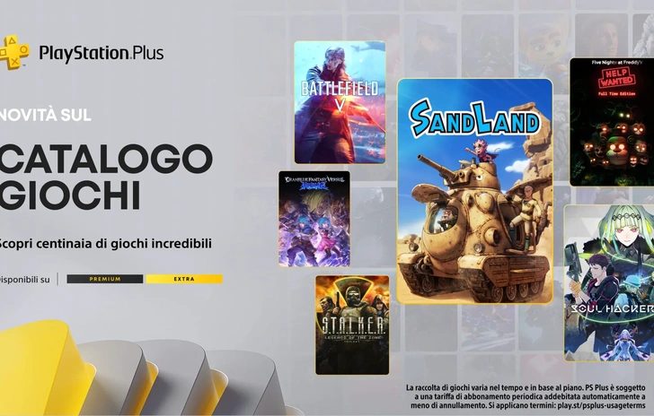 PlayStation Plus giochi Extra e Premium di maggio con Sand Land