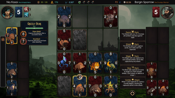 Tetra Tactics: Anteprima di un gioco ispirato a Triple Triad di Final Fantasy VIII