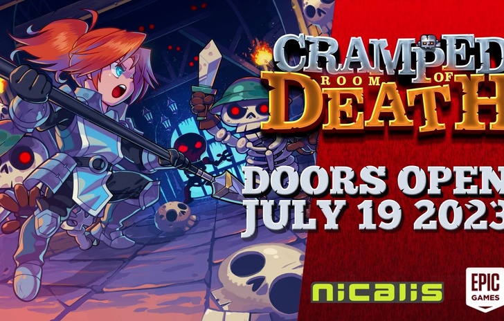 Esplora dungeon e risolvi puzzle in Cramped Room of Death