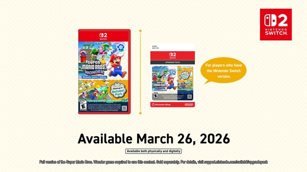Super Mario Bros. Wonder, la versione Switch 2 uscira il 26 marzo