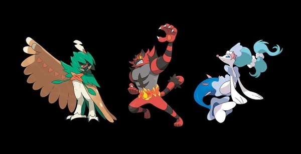 Ecco le evoluzioni finali degli Starter di Pokemon Sole e Pokemon Luna