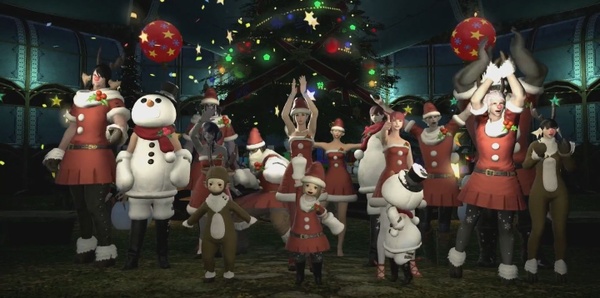 Le festivita Natalizie festeggiate su Eorzea