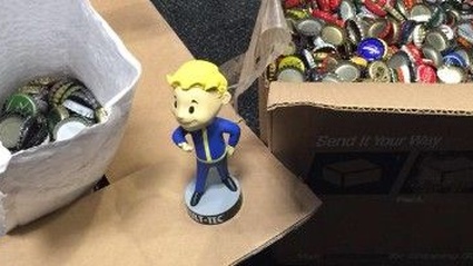 Prenotare Fallout 4 con tappi di bottiglia? Fatto.