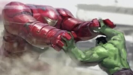 [Comic-Con 2014] Hulkbuster vs Hulk