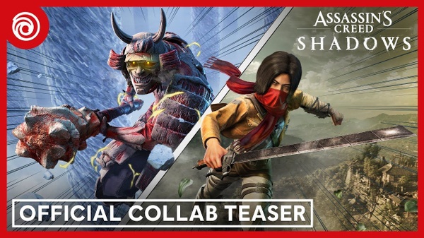 Assassin's Creed Shadows, annunciato il DLC in collaborazione con Attack On Titan