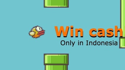 Indonesia - Gioca a Flappy Bird e vieni pagato!
