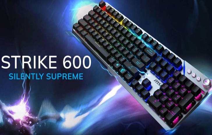MSI Strike 600 Switch Kailh Midnight Pro Silent Tactile