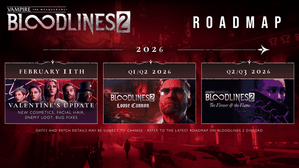 Vampire: The Masquerade - Bloodlines 2 ha una roadmap per il 2026