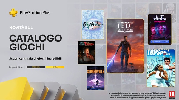 PlayStation Plus: giochi Extra e Premium di febbraio, con Jedi Survivor