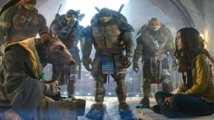 Sul set con le Tartarughe Ninja!