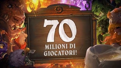 Hearthstone celebra i 70 milioni di giocatori con delle buste gratuite