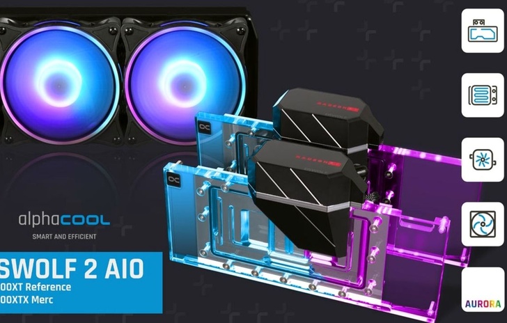 Alphacool Nuovi liquid cooler AIO Eiswolf 2 per RX 7900XT e XTX