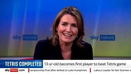 Tetris battuto: per la giornalista il ragazzino dovrebbe prendere aria