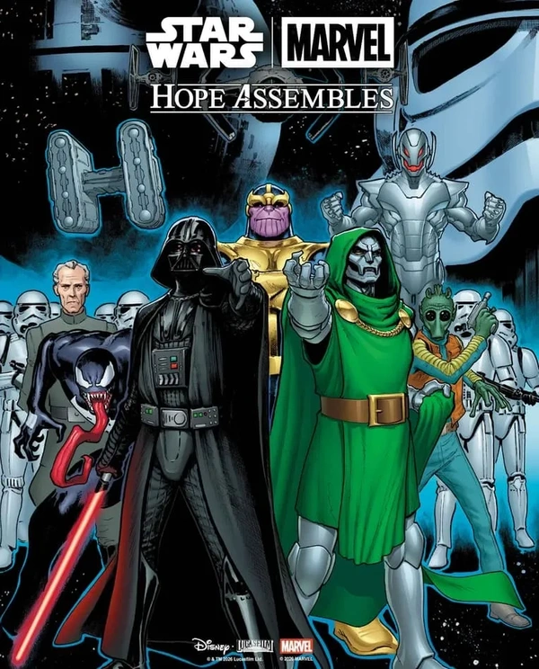Star Wars and Marvel Meet for the First Time in Hope Assembles, Crossover Arriving in 2027
