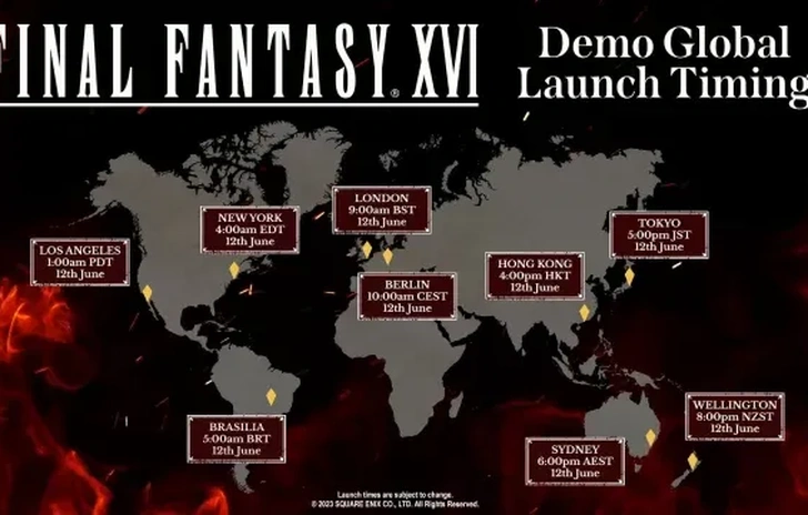 Final Fantasy XVI Trailer Live Action e Demo disponibile
