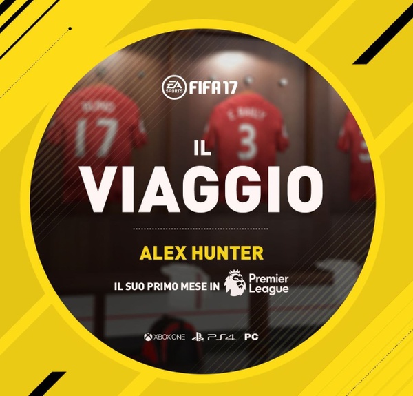 Alex Hunter e il suo primo mese ne 'Il Viaggio' di FIFA 17