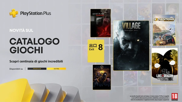 PlayStation Plus: i giochi Extra e Premium di gennaio, con RE Village