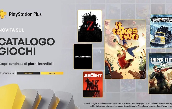 PlayStation Plus i titoli Extra e Premium di luglio