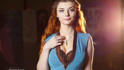 Margaery Tyrell a spasso per la fiera - ma e un cosplay