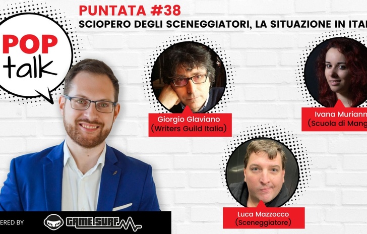 Questa sera alle 21 puntata 38 di PopTalk lo sciopero degli sceneggiatori