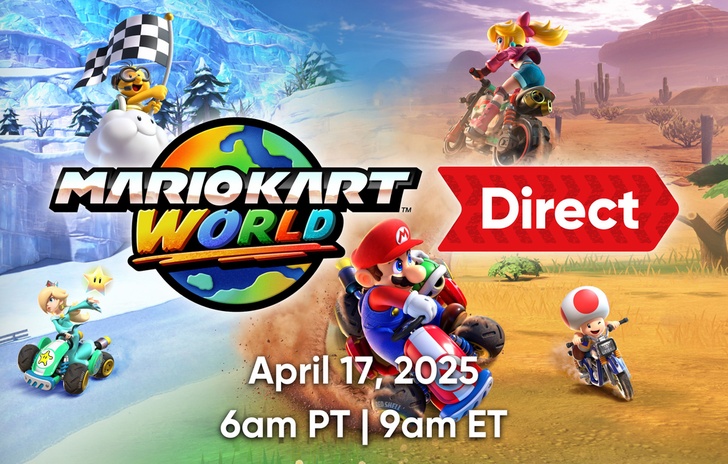 Mario Kart World Nintendo terrà un Direct dedicato il 17 aprile