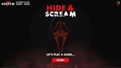 Scream 7 lancia il game web "Hide & Scream"
