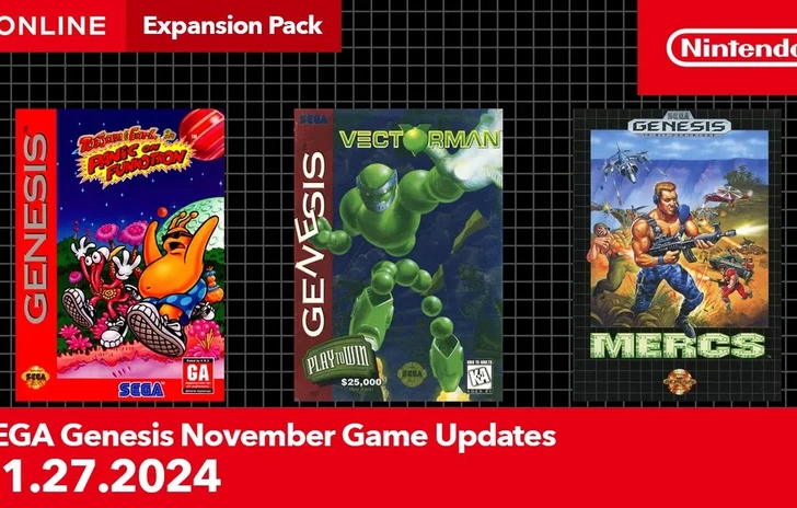 Nintendo pubblica tre nuovi giochi per Sega Mega Drive su Switch Online