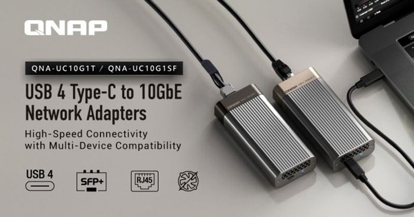 QNAP serie QNA - Adattatori USB 4 Type-C per reti 10GbE