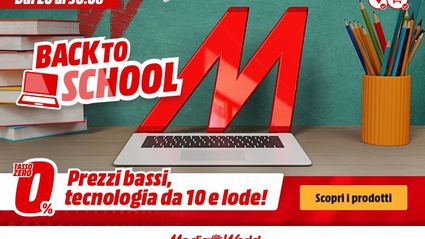 Pronti per il rientro a scuola? Mediaworld ha qualche consiglio per voi