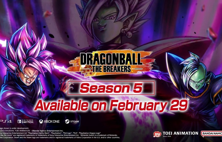 Dragon Ball The Breakers la quinta stagione uscirà il 29 febbraio
