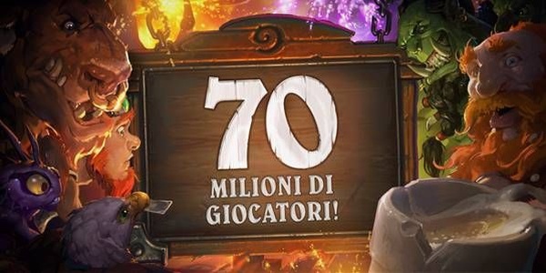 Hearthstone celebra i 70 milioni di giocatori con delle buste gratuite
