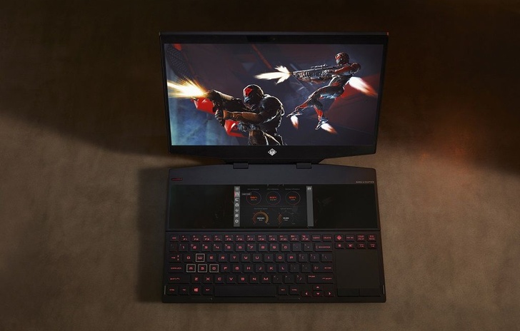 Arriva da HP il primo portatile dual screen per il gaming