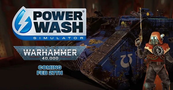 PowerWash Simulator loda l'Imperatore con il nuovo DLC dedicato a Warhammer 40,000