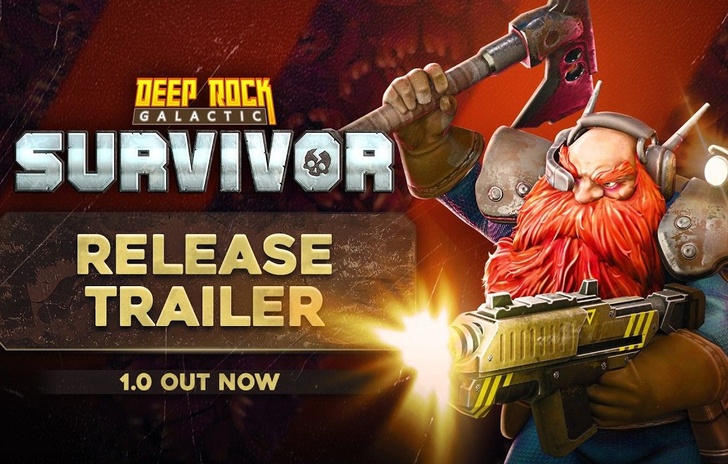 Deep Rock Galactic Survivor 10 Launch Trailer