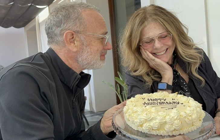 Tom Hanks e Rita Wilson 35 anni di matrimonio