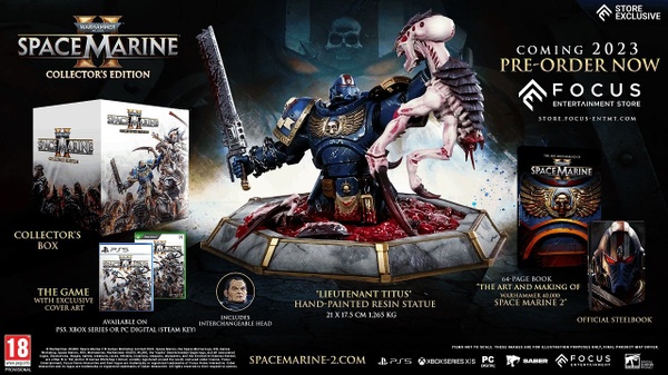 Una Collector's lussuosa per Warhammer 40,000: Space Marine 2