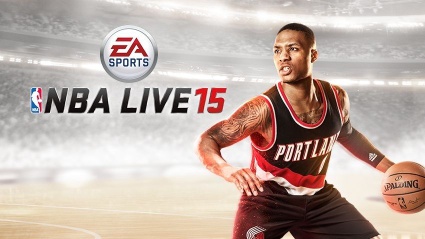 Damian Lillard sara l'uomo copertina di NBA Live 15