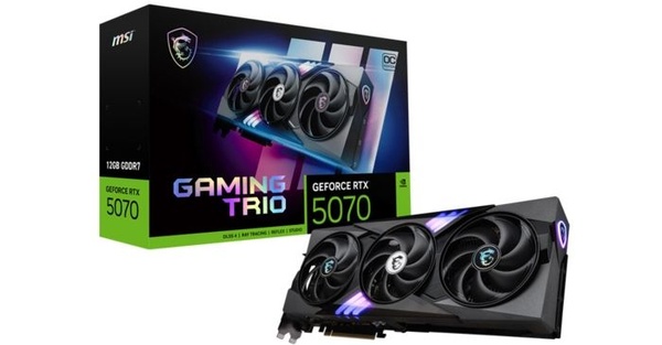 MSI e le GPU personalizzate per NVIDIA GeForce RTX 5070