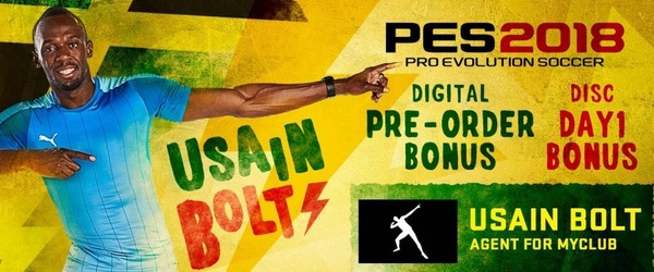 Usain Bolt e il nuovo testimonial di PES
