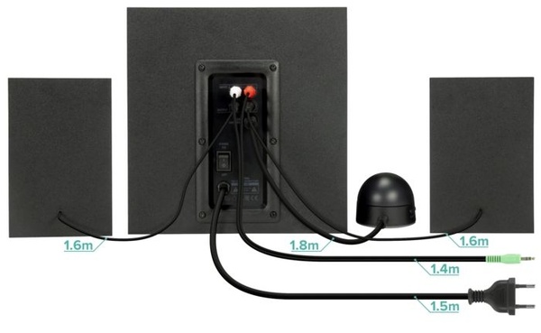 Gravity LT 2.1 – Sistema audio 2.1 di Speedlink per il gaming
