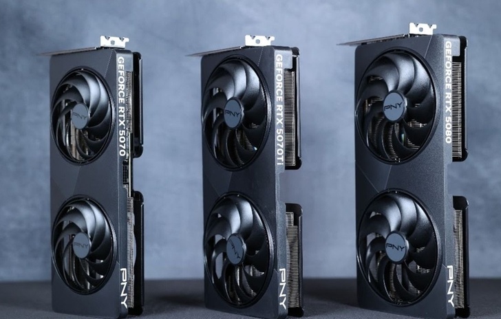 PNY GPU dual slot slim delle NVIDIA GeForce RTX Serie 50