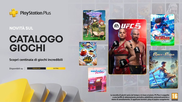 PlayStation Plus: i giochi Extra e Premium di marzo, con UFC 5