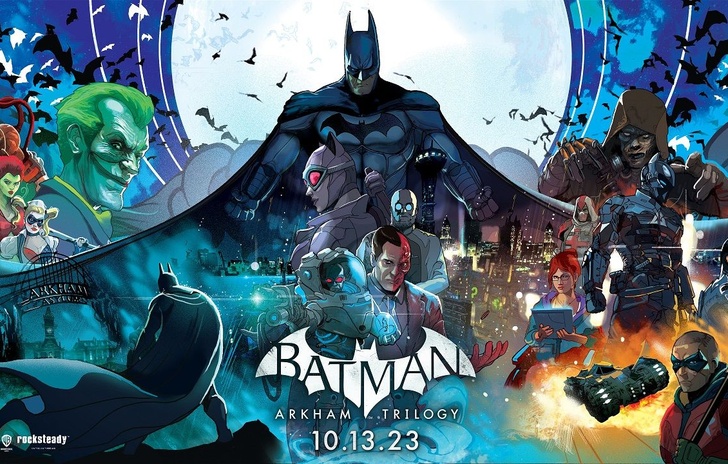 Batman Arkham Trilogy irrompe su Switch il 13 ottobre