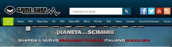 Nuovo header e nuovo forum per Gamesurf