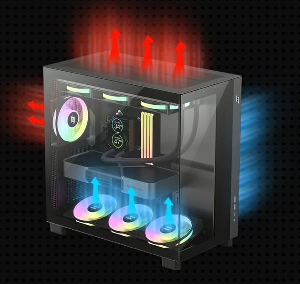 Gamemax - Presentato il case gaming compatto NEX C53