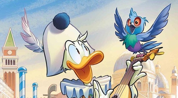 Topolino 3616 va a Venezia col primo atto de Le Maschere