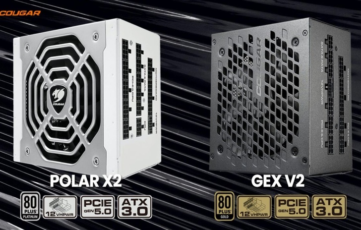 Da Cougar gli alimentatori POLAR X2 e GEX V2
